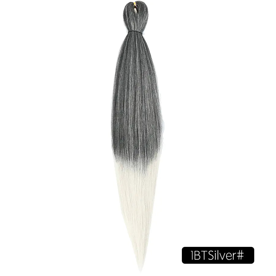 EZ Colorful Braided African Synthetic Hair Wig 26"