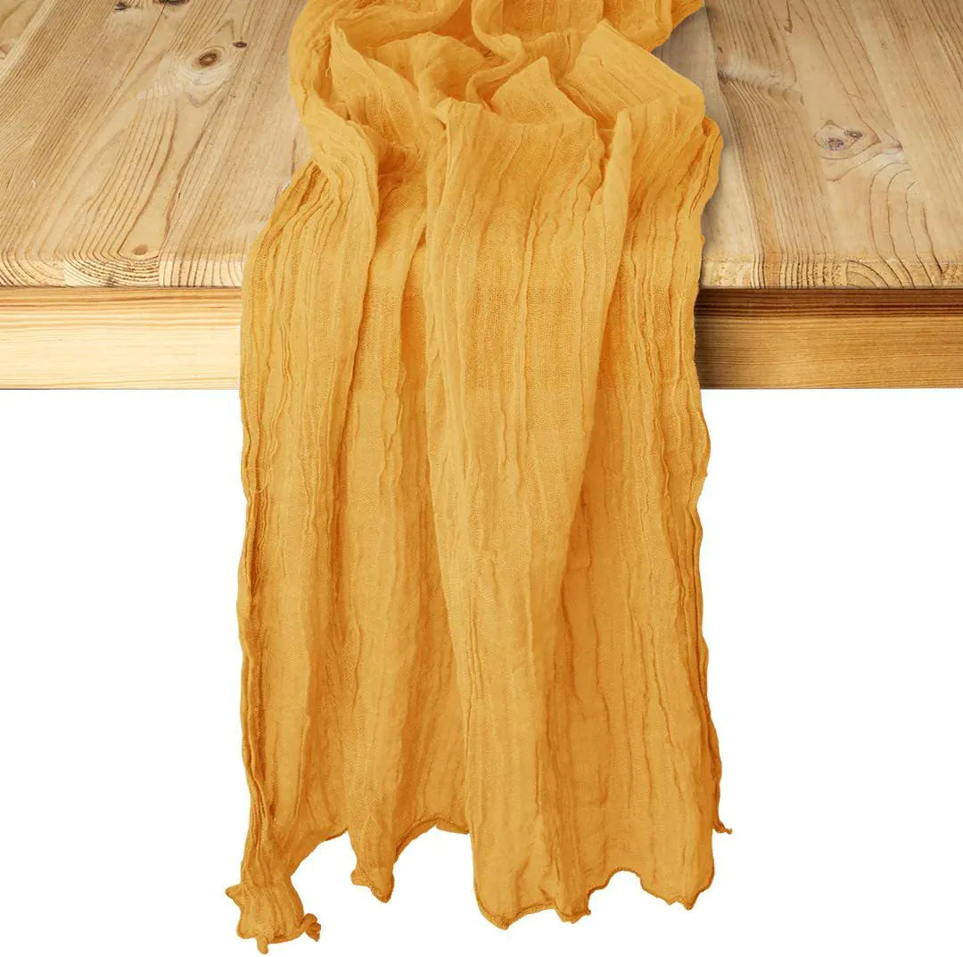 Bali Wrinkle Table Runner for Wedding Party Decor