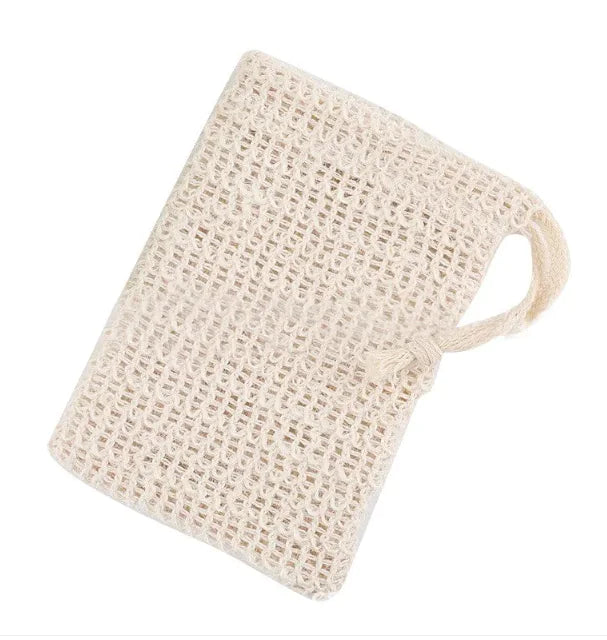 Cotton and linen foaming net soap bag