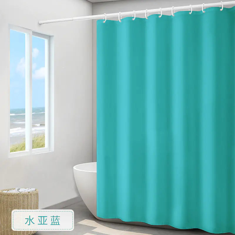 Thick Waterproof Shower Curtain for Bathroom Use