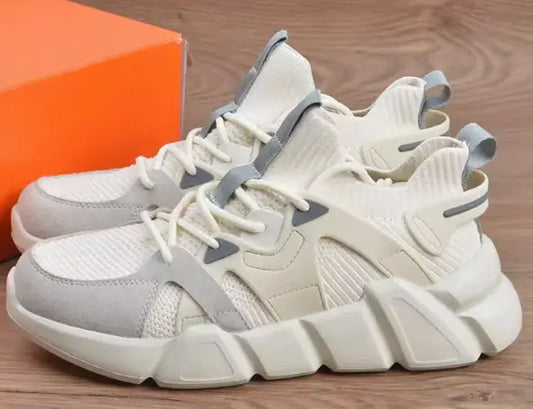 Lock Sports Sneakers with Breathable Cushion Socks (One Pair)