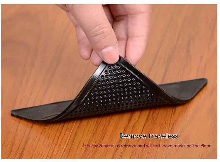 Triangle Rug Grippers - Non-Slip Double-Sided Stickers