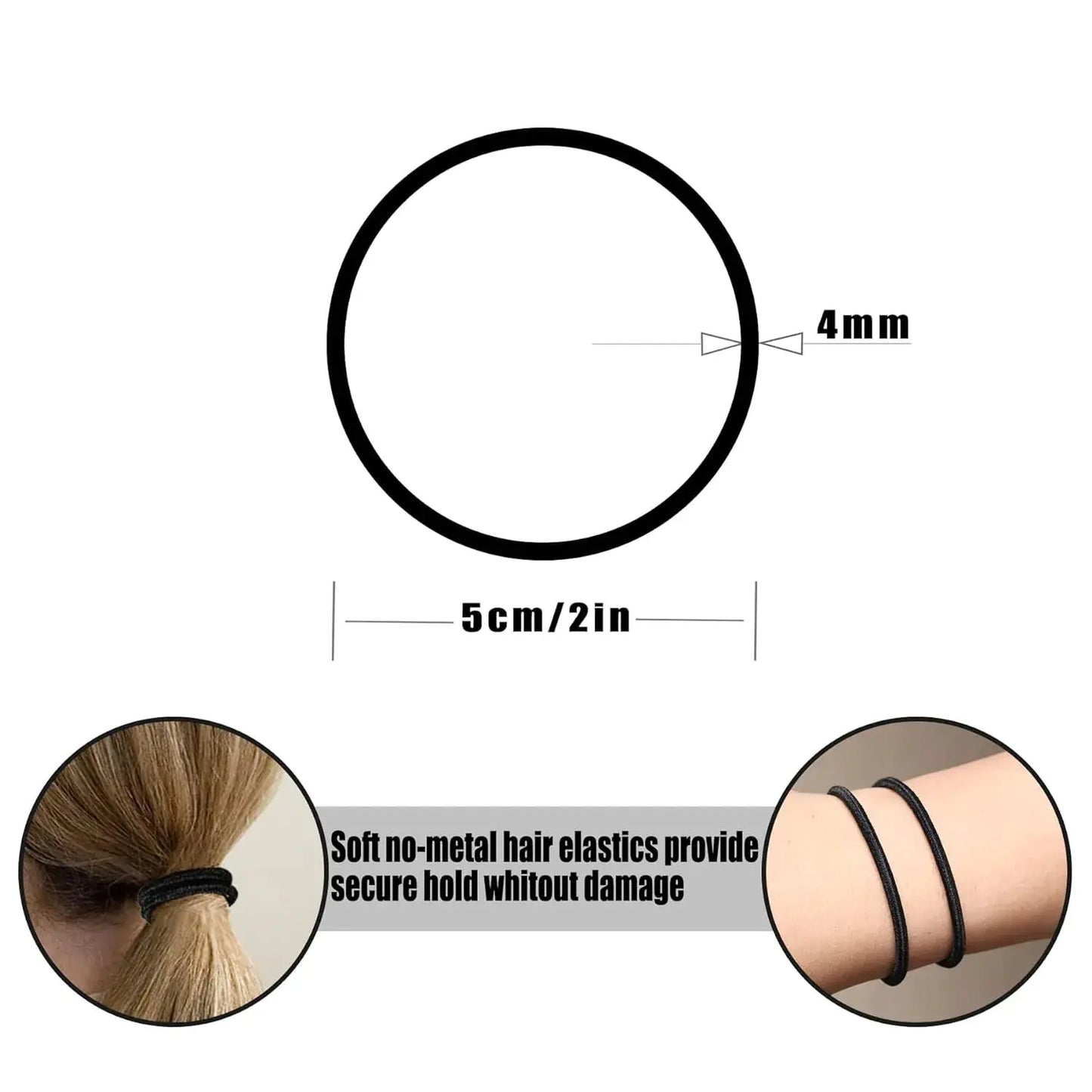 Simple High Elasticity Seamless Hair Band