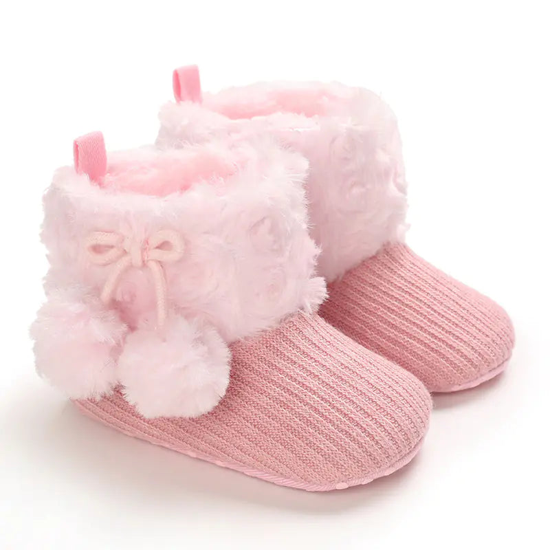 Cotton Snow Boots for Baby Girls 0-1 Year Old