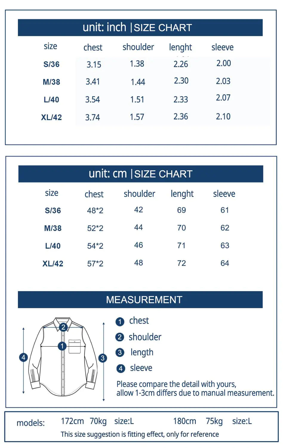 High-Quality Heavy Denim Vintage Work Shirt for Men