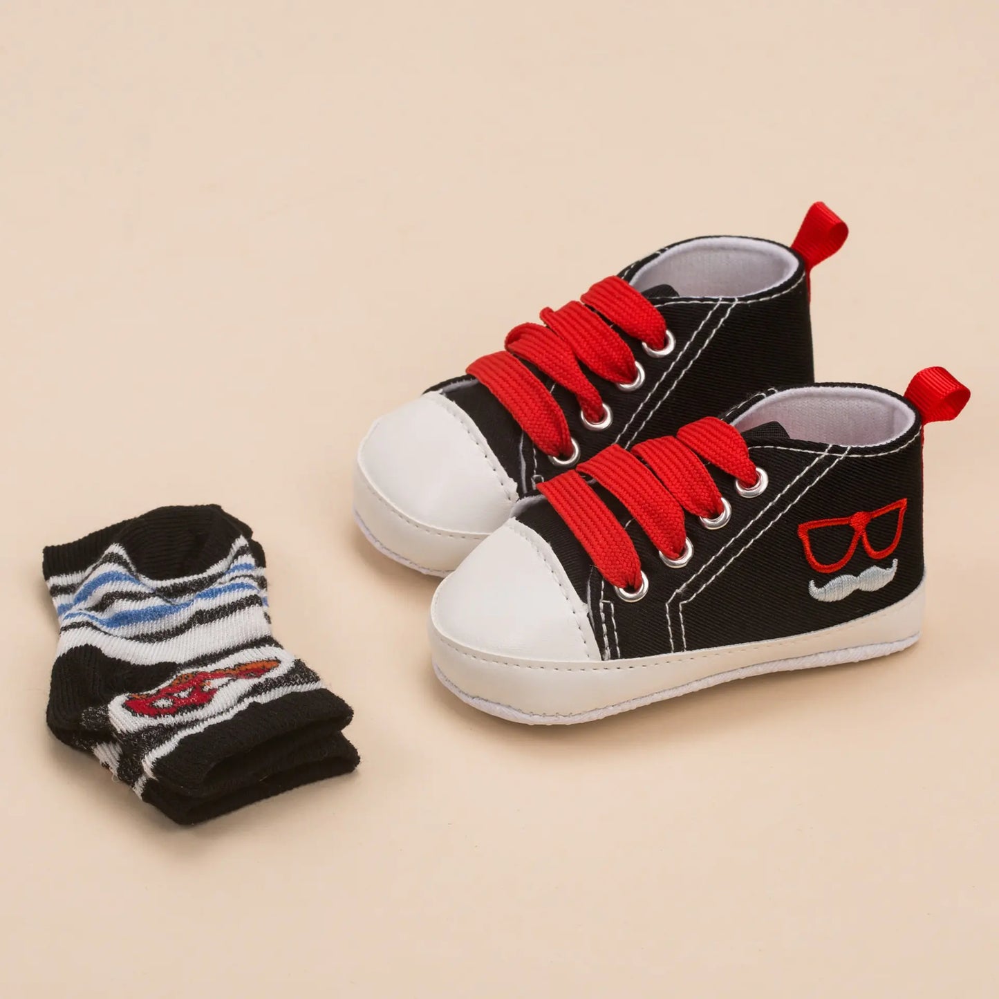 Direct Sale Soft Sole Non-Slip Baby Shoes Set