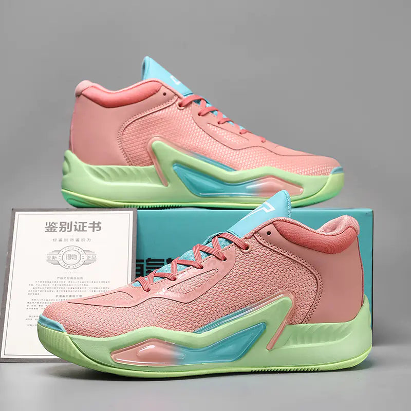 Men's Spring Basketball Shoes for Students - High Top