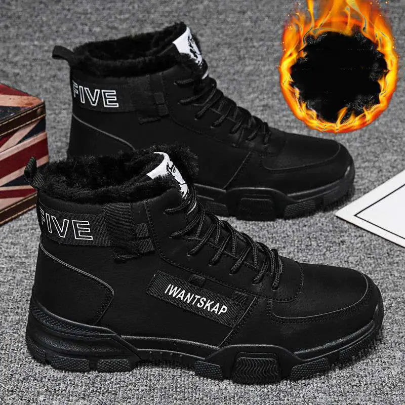 Men's Warm Cotton Martin Boots