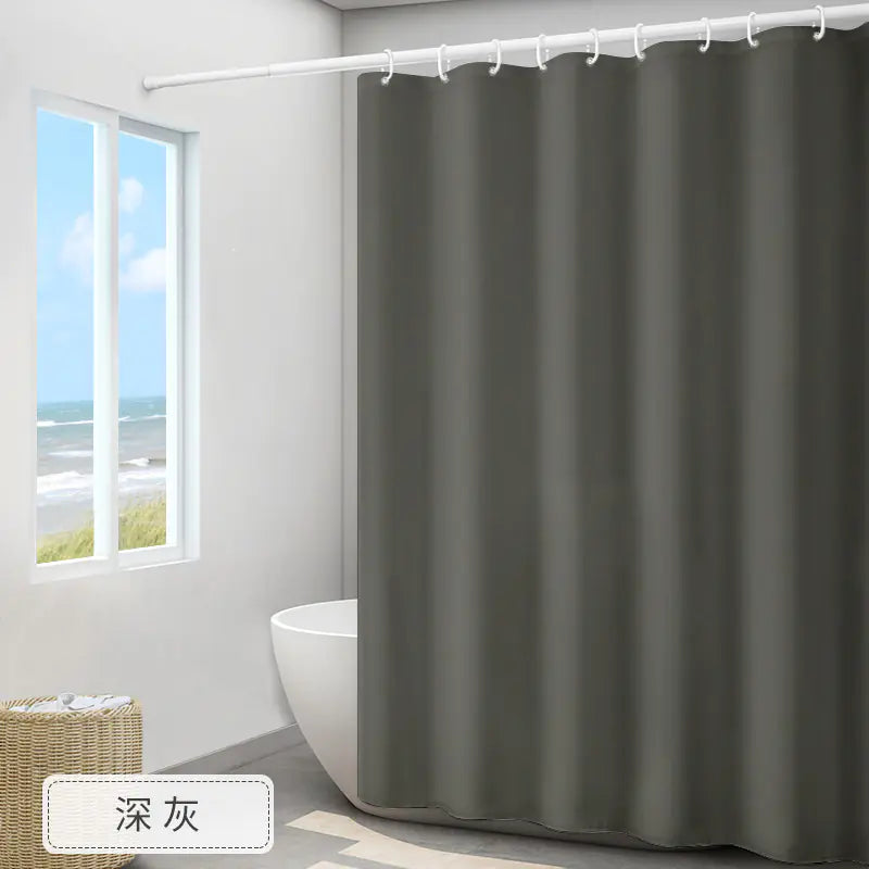 Thick Waterproof Shower Curtain for Bathroom Use
