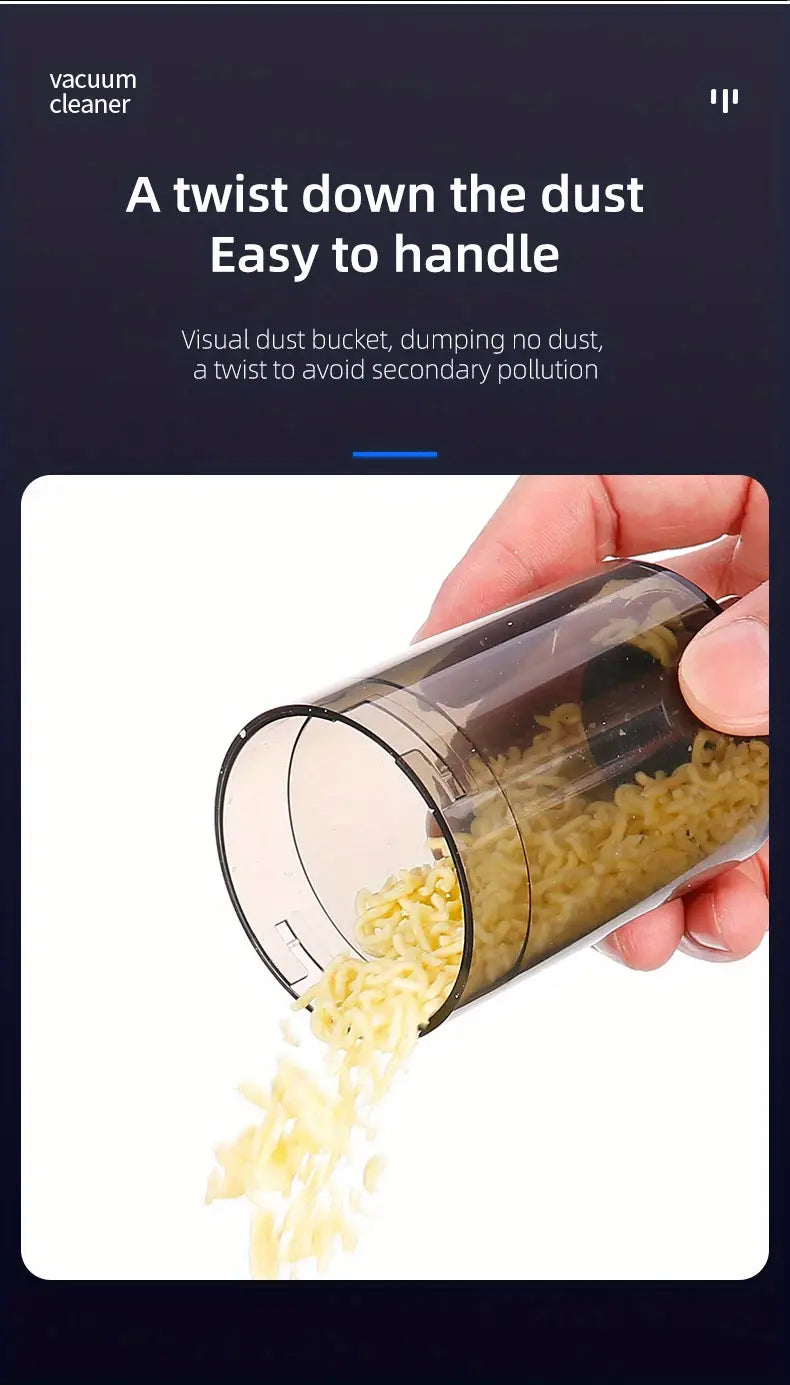 Wireless Car Vacuum Cleaner with Powerful Suction