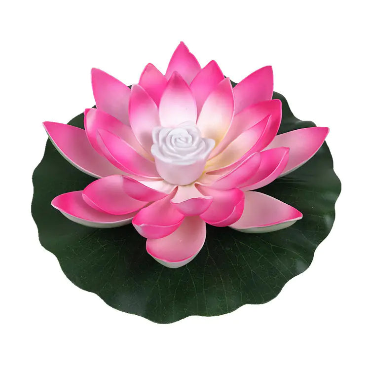 LED Lotus Flower Lamp for Water Decoration with Battery