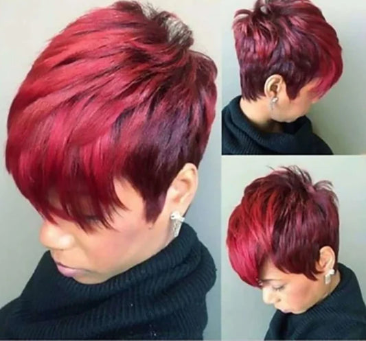 European Beauty Fashion Short Straight Hair Bundle