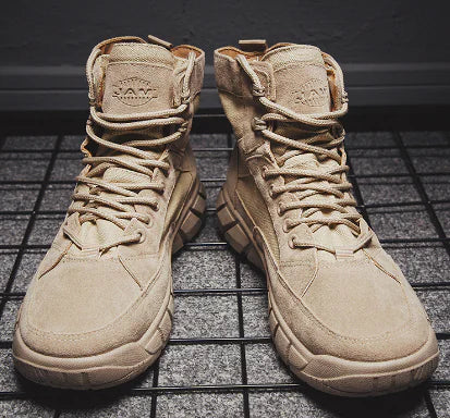 Men's Cotton Outdoor Work Boots - Zhongbang Summer Style