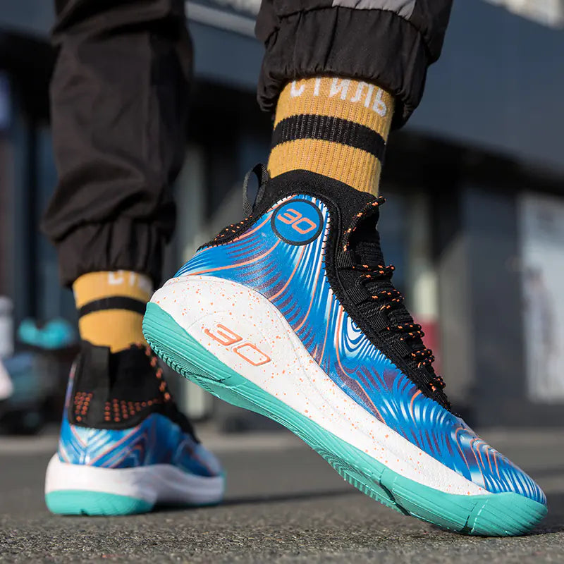 New High-Top Basketball Shoes for Boys and Girls