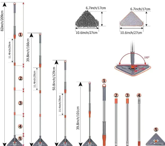 Telescopic Rod Window Cleaner