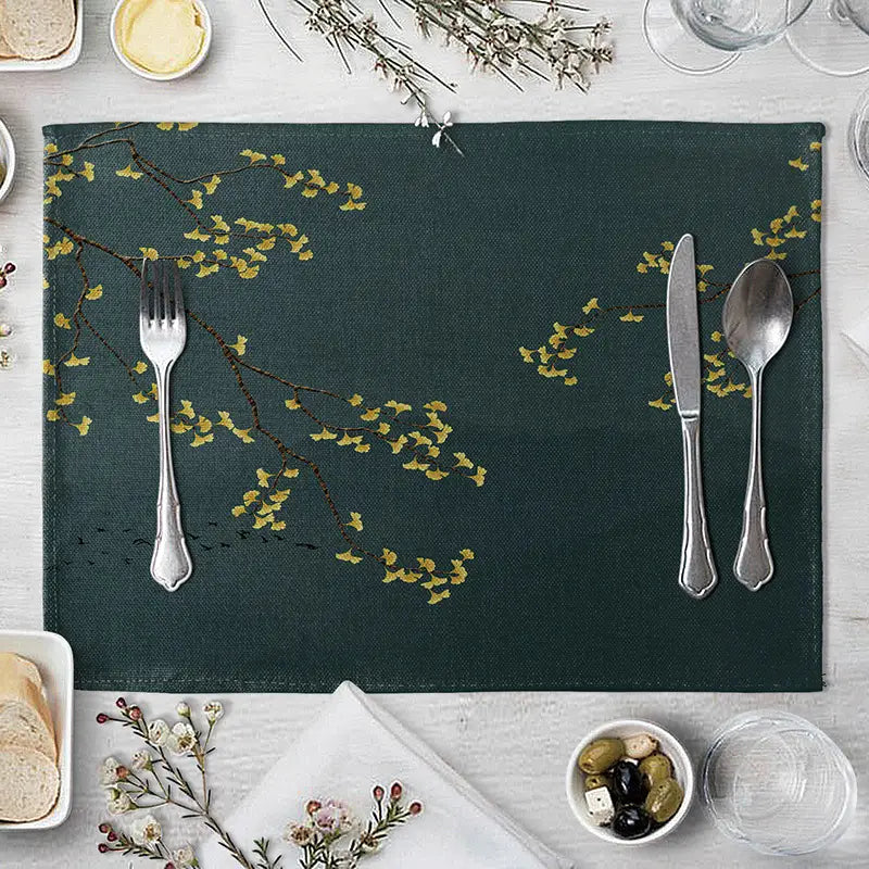Creative European Square Table Mat for Home Decor