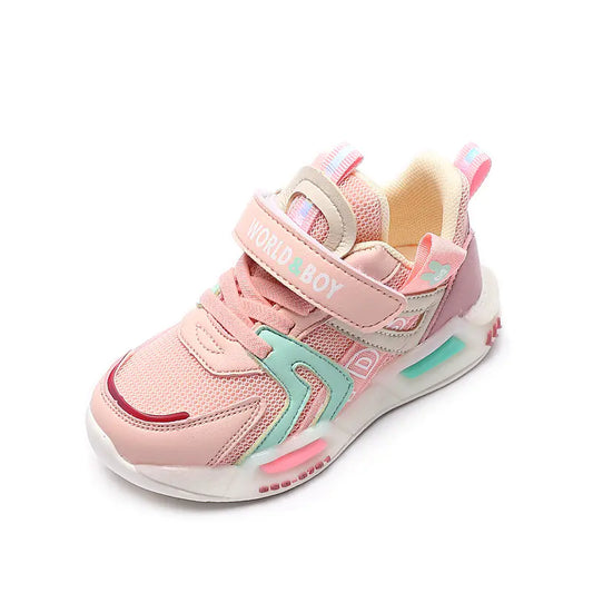 Breathable Mesh Fabric Sneakers for Kids
