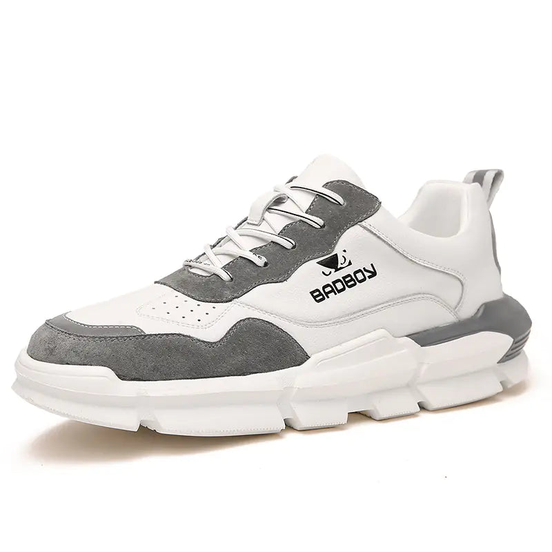 2020 Men's Trendy Casual Leather Sneakers with Laces