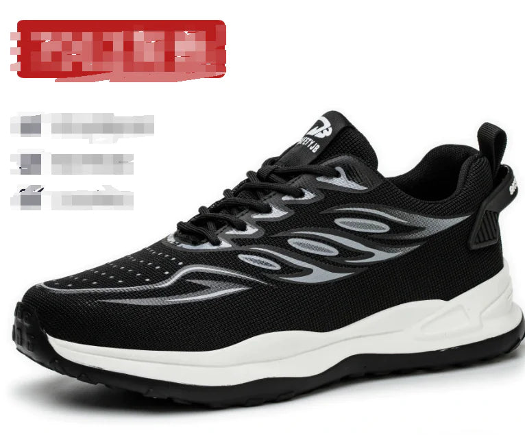 Men's Steel Toe Work Boots - High Top Safety Shoes