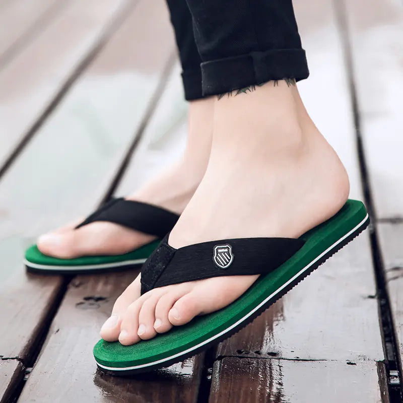 Korean Style Non-Slip Platform Beach Slippers