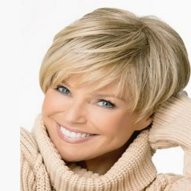 Trendy Short Bob Wig - European Style Hairpiece
