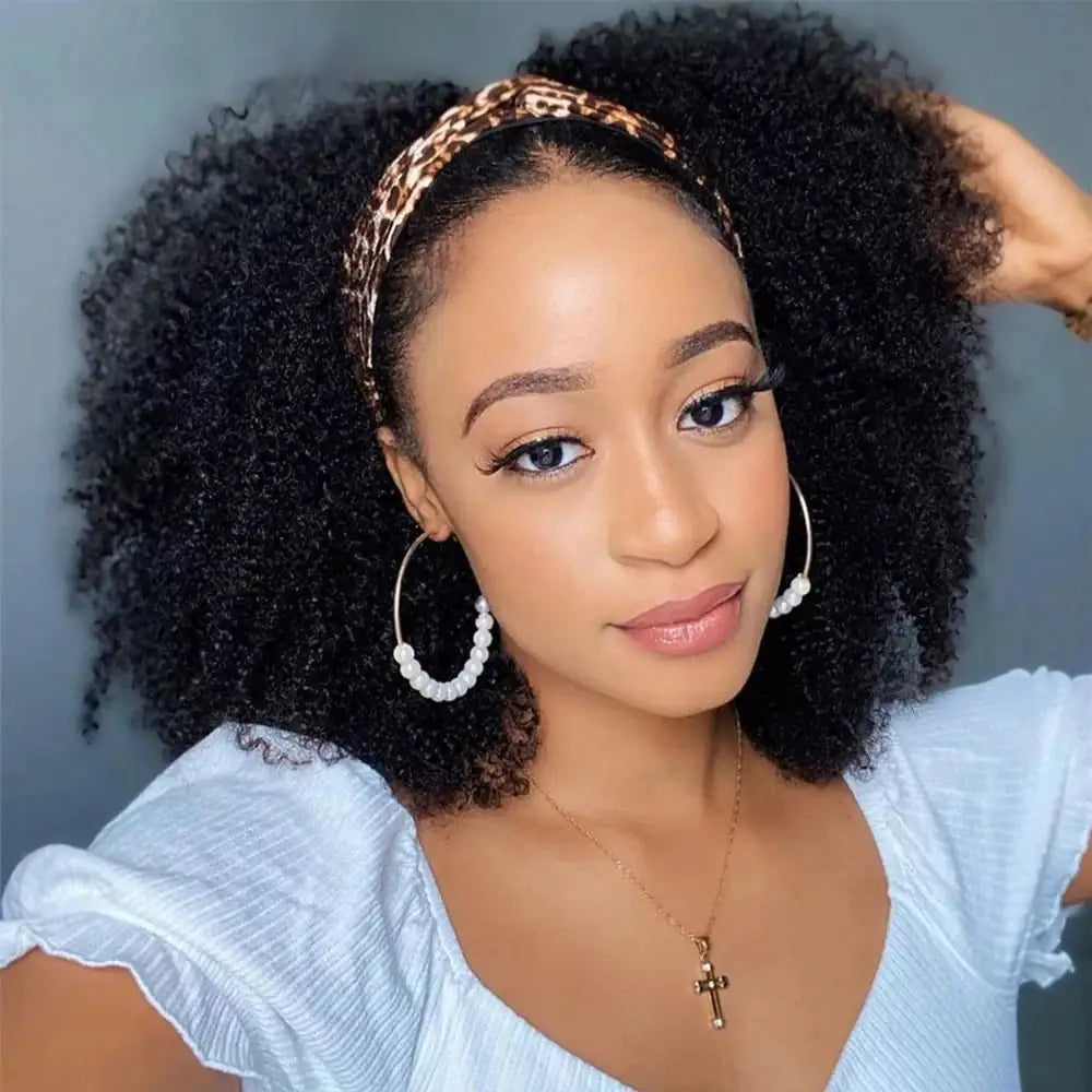 Ice Silk Chemical Fiber Hijab Wig