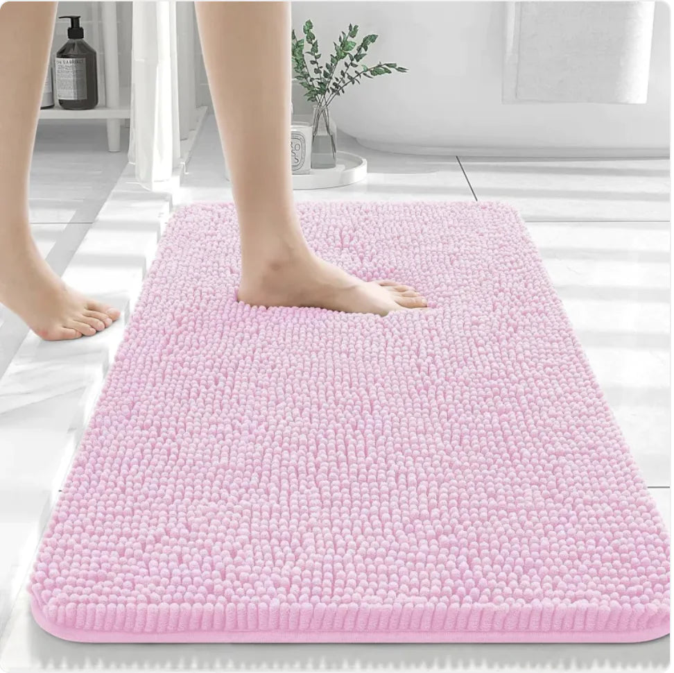 Long Chenille Absorbent Non-Slip Floor Mat