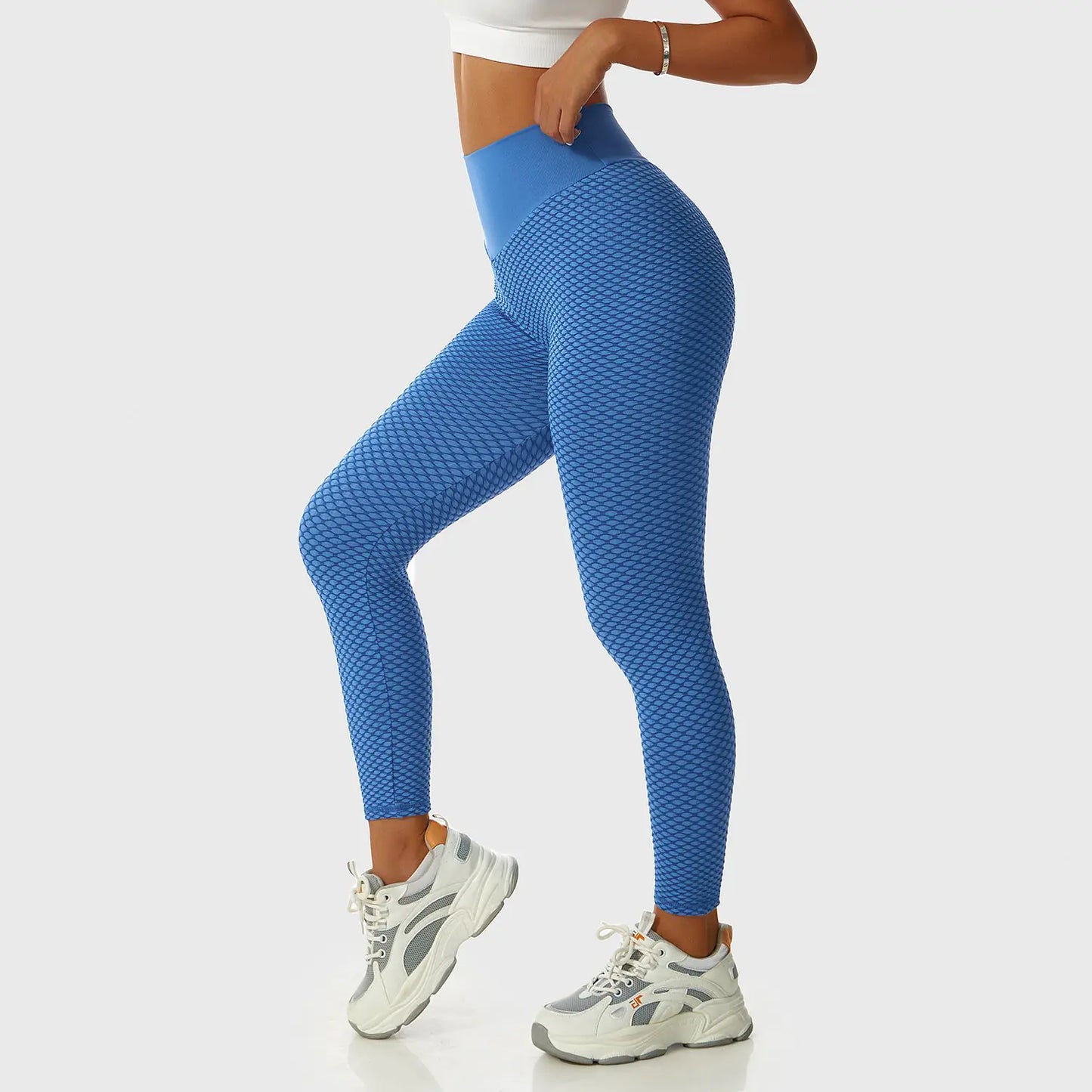 High-Waisted Women's Tight Fitness Exercise Pants
