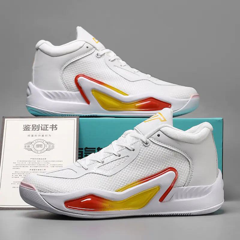 Men's Spring Basketball Shoes for Students - High Top
