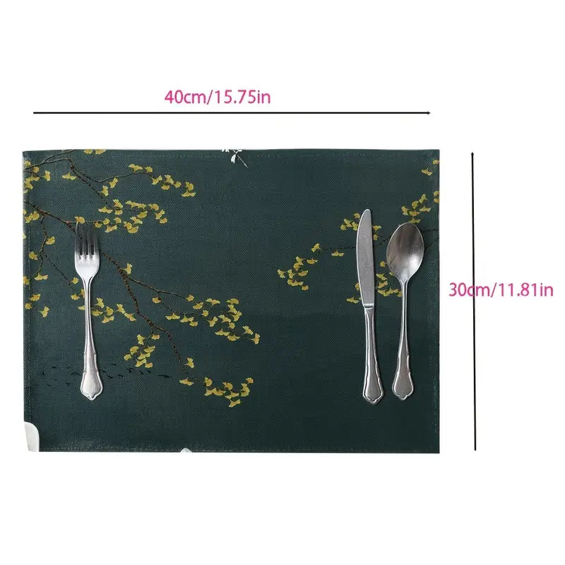 Creative European Square Table Mat for Home Decor