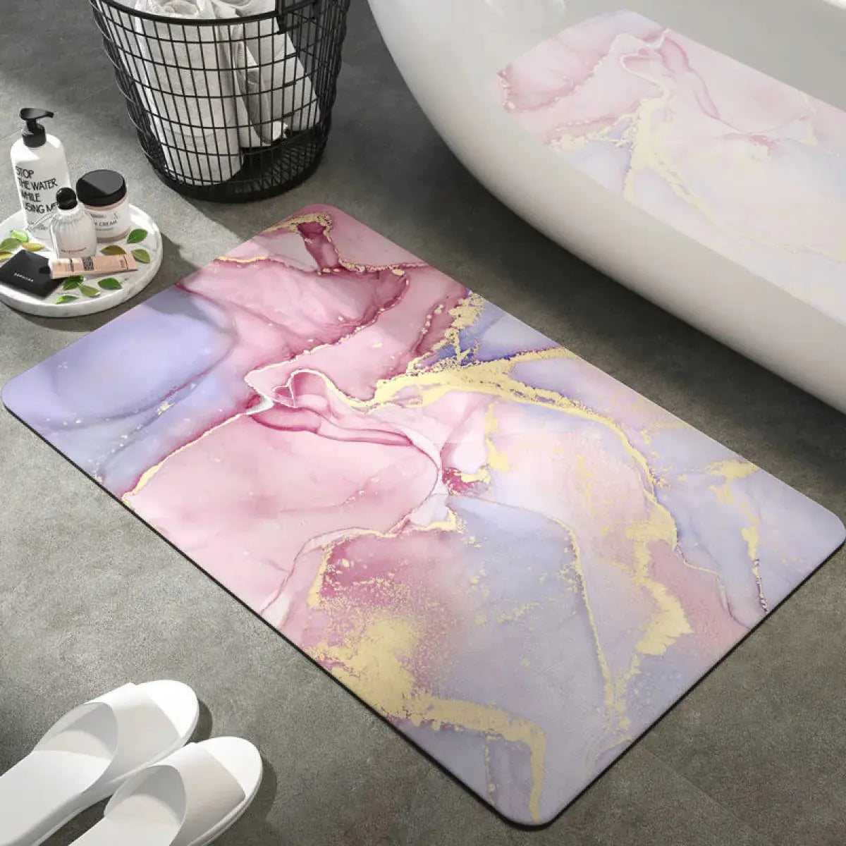 Diatom Ooze Bathroom Absorbent Non-slip Floor Mat
