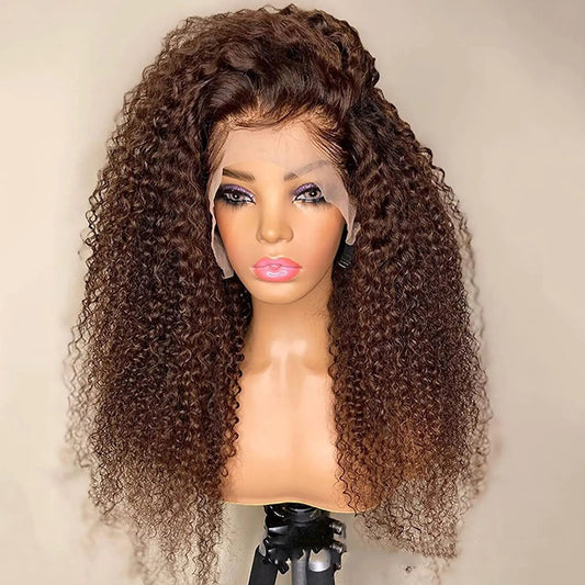 European American Chemical Fiber Front Lace Wig Headgear