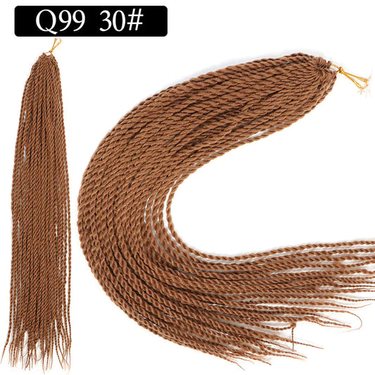 African Twist Braid Synthetic Hair Wig for Wholesale