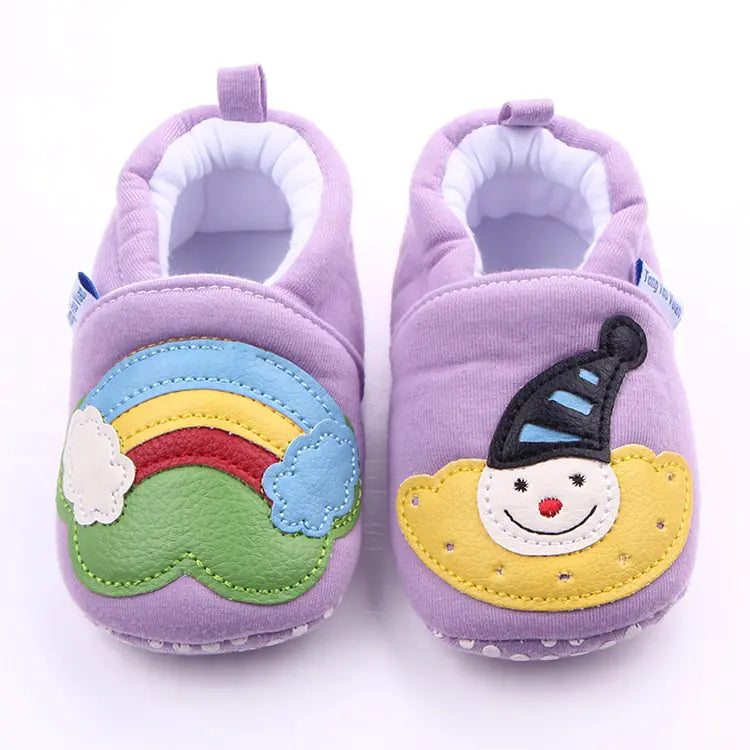 Wholesale Cotton Baby Walking Shoes with Soft Sole