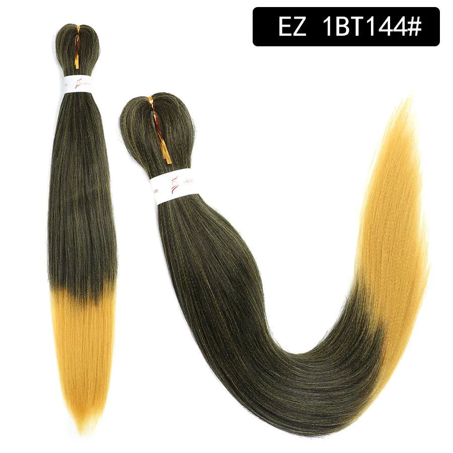 EZ Colorful Braided African Synthetic Hair Wig 26"