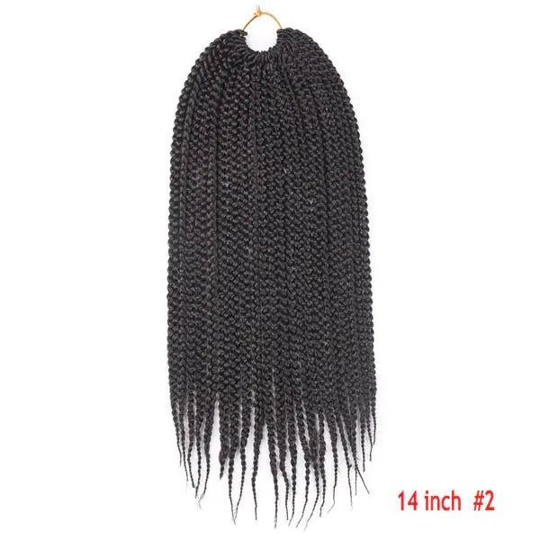 TOMO Box Braids Hair Extensions - 14 18 22 Inch