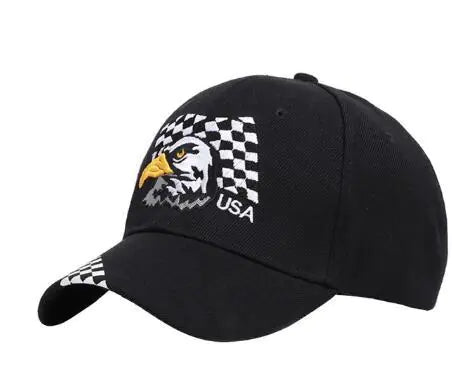 Embroidered Eagle Baseball Cap for Summer Outdoor Use