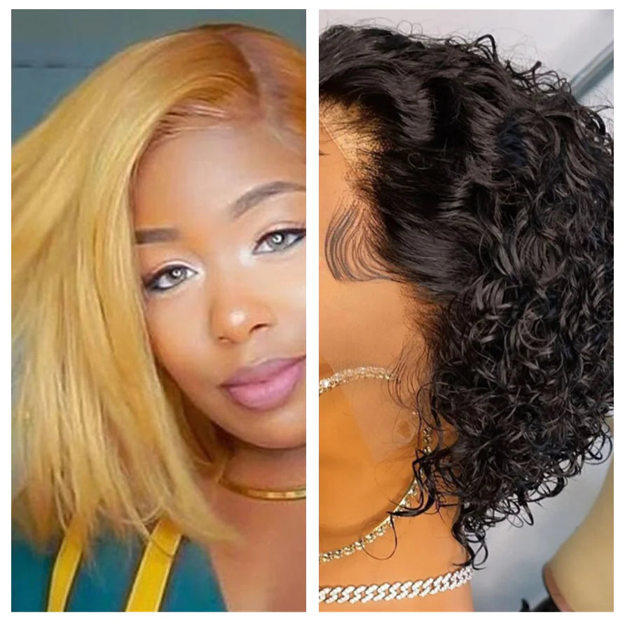Real Hair Front Lace Wig