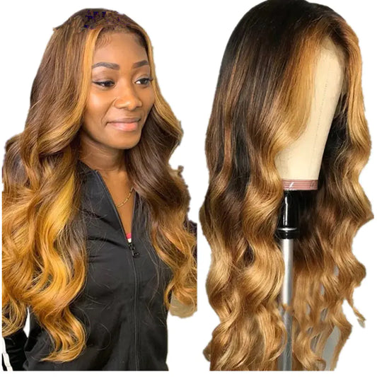 Gradient Long Curly Hair Styling Product