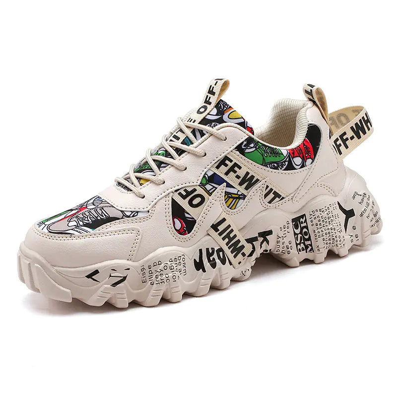 Summer Breathable Men's Sneakers - Trendy Casual Shoes