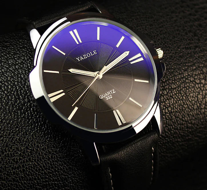 Stylish Men's Watch with Large Dial - Unisex Design