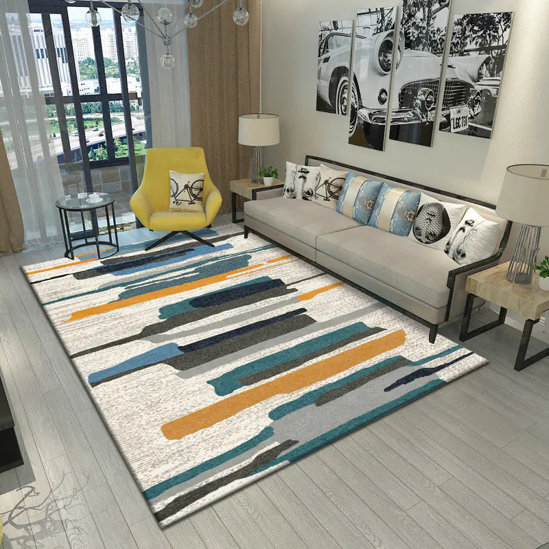 Modern Thick Area Rug for Home and Office Use