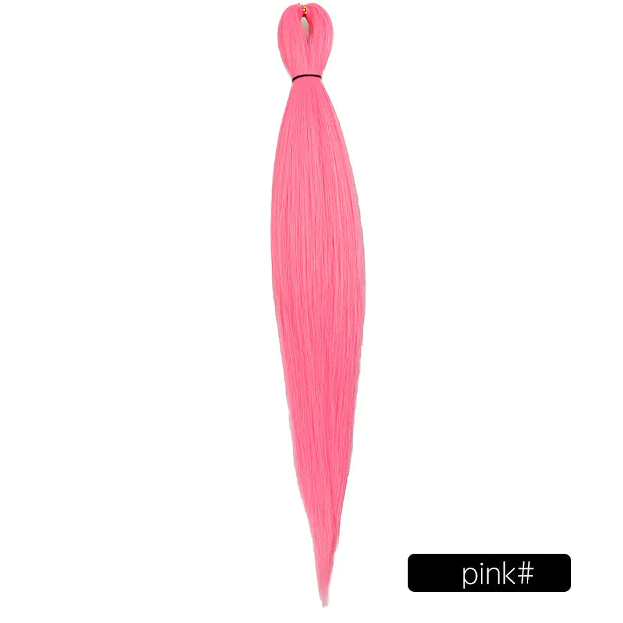 EZ Colorful Braided African Synthetic Hair Wig 26"