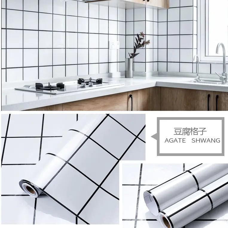 Self-Adhesive Waterproof Kitchen Oil-Resistant Stickers