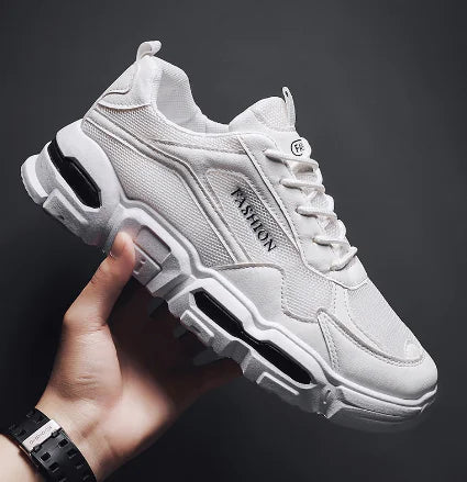 2020 Men's Trendy Casual Leather Sneakers with Laces