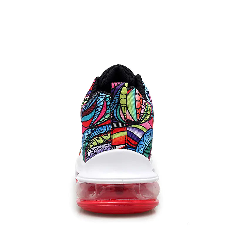 Colorful Low-Top Basketball Sneakers with Air Cushion