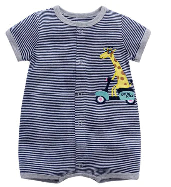 Tropical Summer Bodysuit for Baby Boys (One Piece)