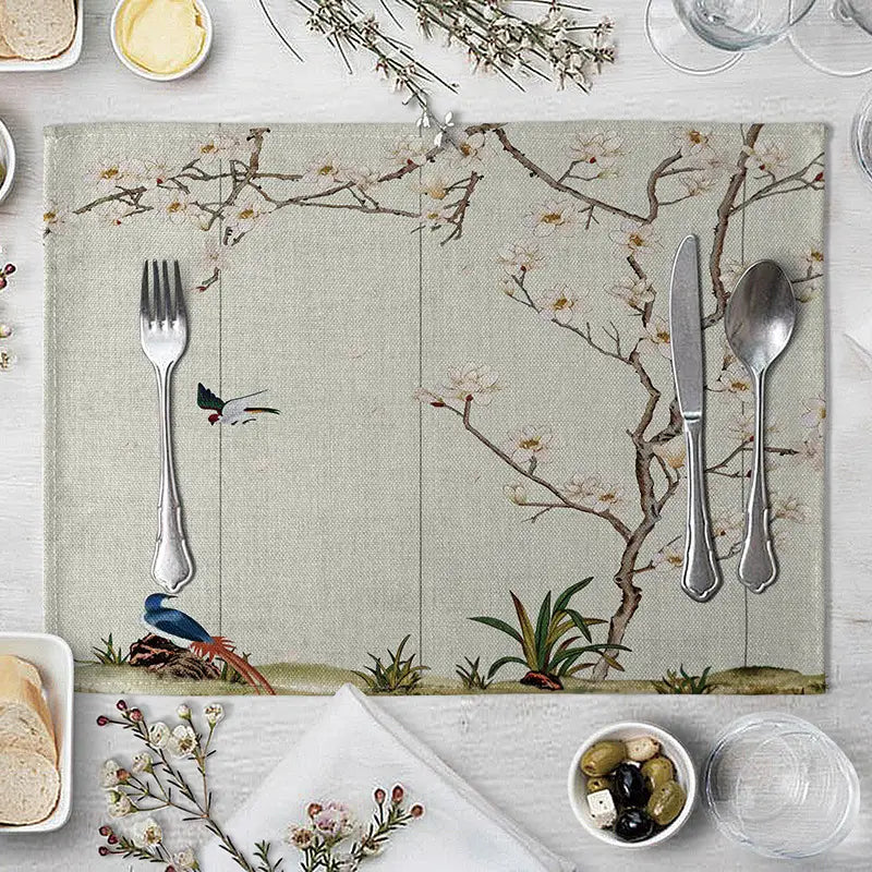 Creative European Square Table Mat for Home Decor