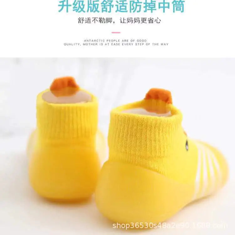 Spring Baby Socks and Cartoon Non-Slip Shoes Wholesale