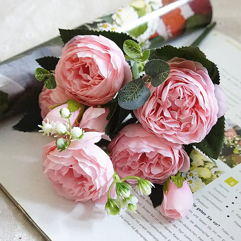 Artificial Roses - Faux Flowers for Decoration
